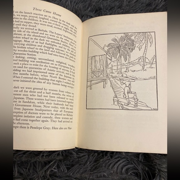 “Three Came Home” Vintage book - Picture 5 of 8